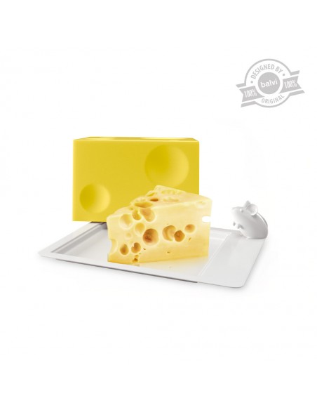 Porta formaggio con coperchio ABS - I LOVE CHEESE by Balvi