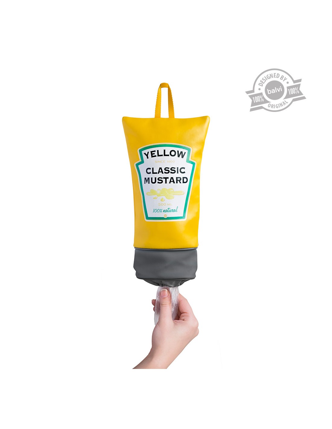 Dispenser per sacchetti di plastica - MUSTARD by BALVI│Balena Design