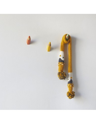 Set 3 Ganci appendiabiti da parete legno PENCIL by Balvi│Balena Design